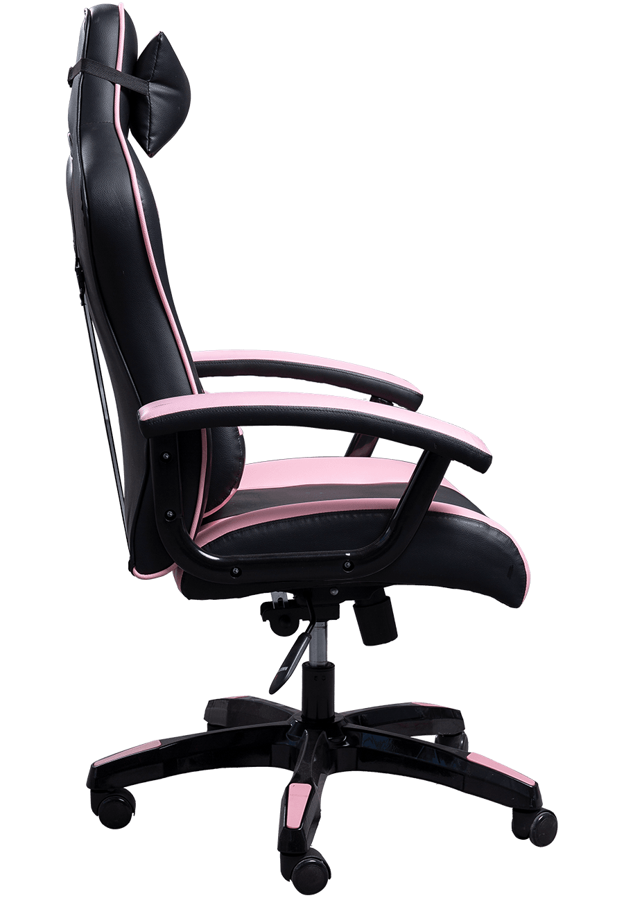 Superior Quality Black Pink PU Leather Office Cathedra solatium Sedens PC Gamer Racing Cathedra details