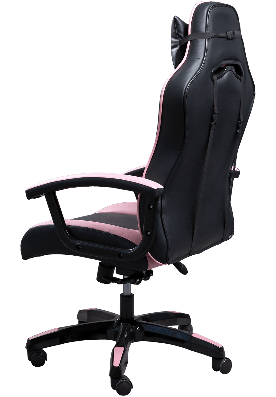 Superior Quality Black Pink PU Leather Office Cathedra solatium Sedens PC Gamer Racing Cathedra details