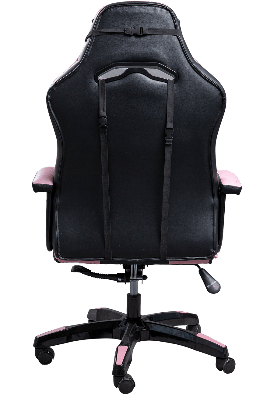 Black Pink Synthetic Leather Women Liberi Computer Cathedra Novifacta Altitudo Backrest Pellentesque Cathedra details