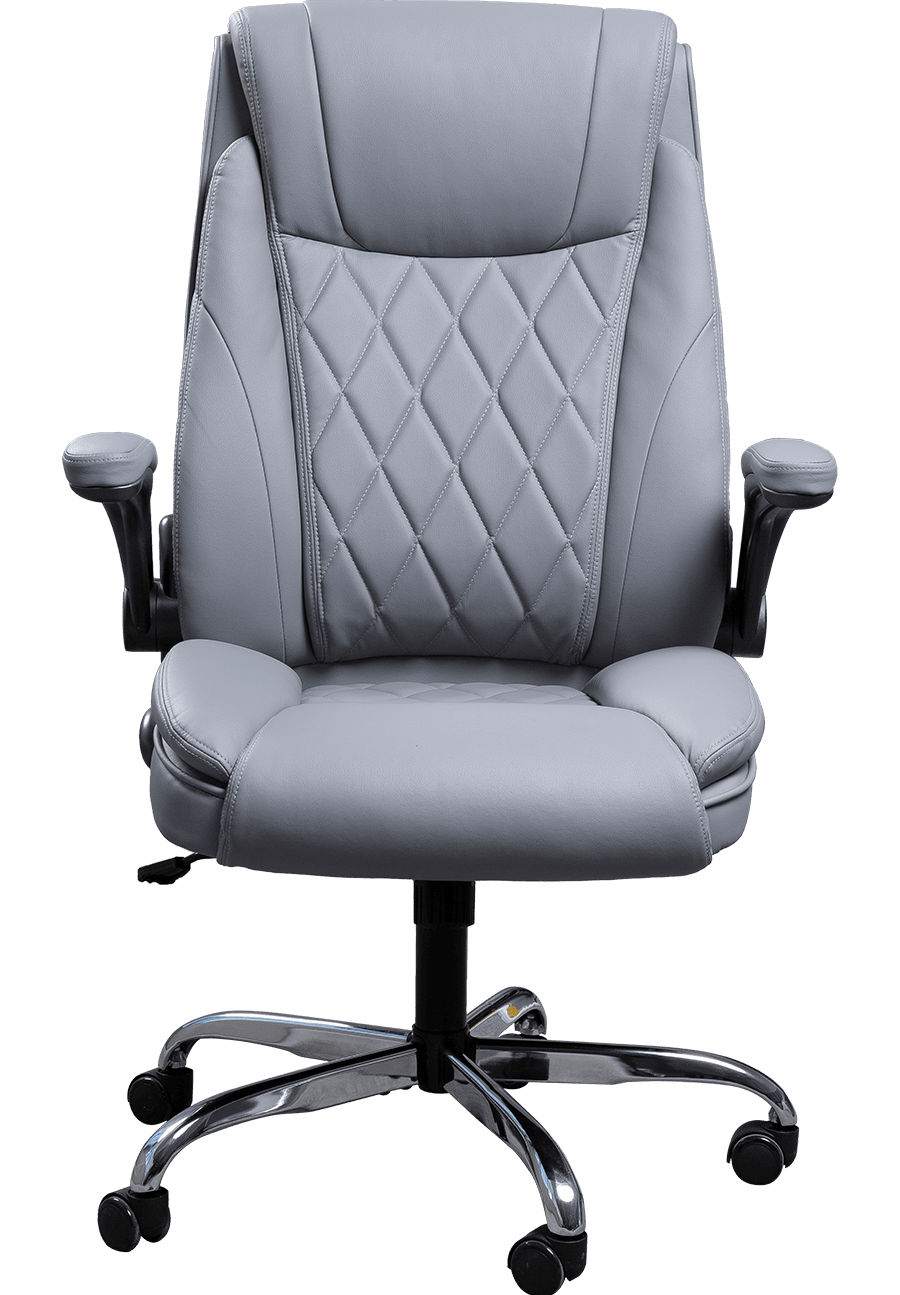 Luxuria Executive Cathedra Grey Leather Executive Cathedra Swivel Adjustable Altitudo Ergonomic Officium Cathedra Estna