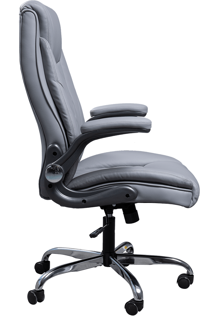 Luxuria Executive Cathedra Grey Leather Executive Cathedra Swivel Adjustable Altitudo Ergonomic Officium Cathedra Estna details