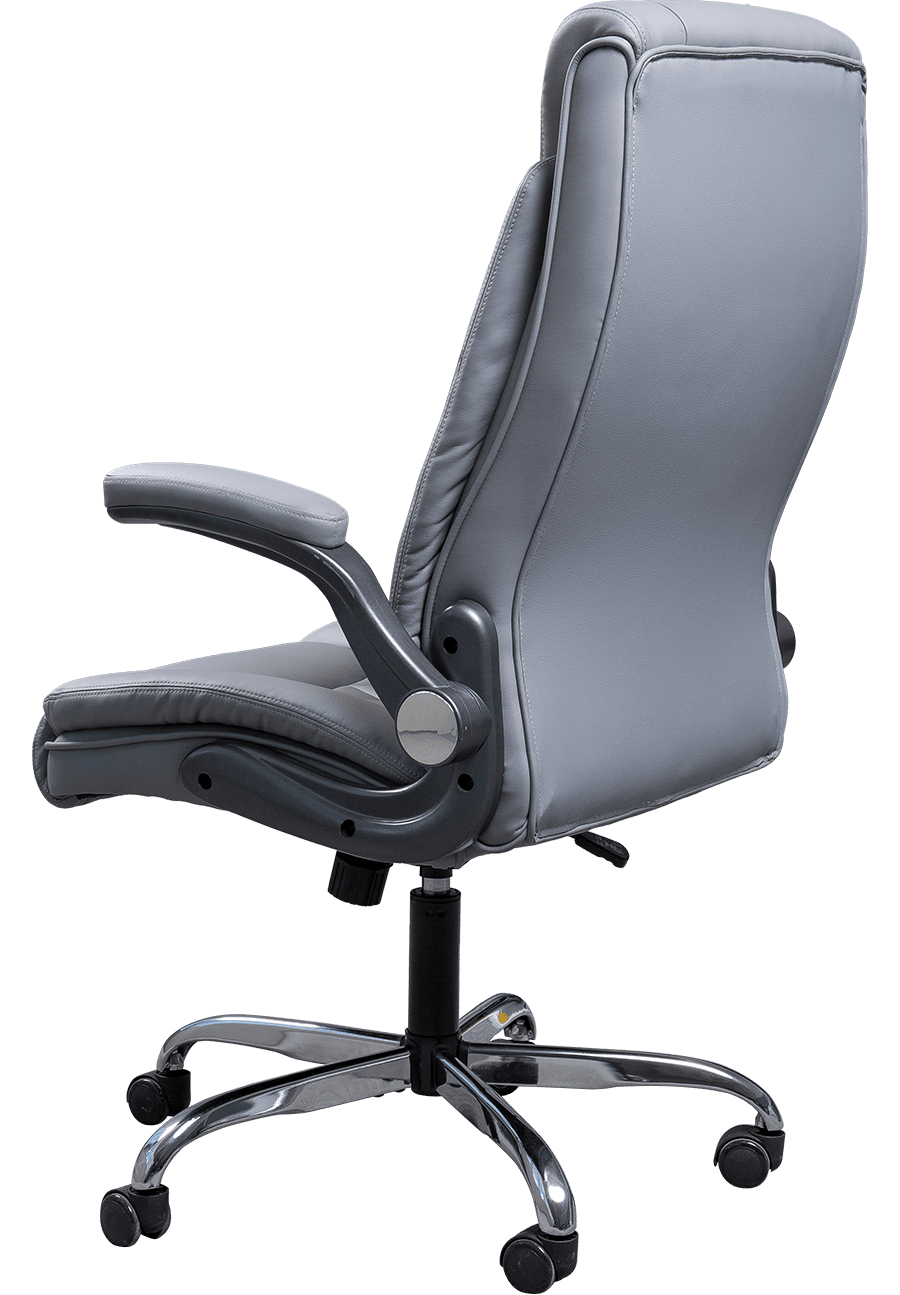 Luxuria Executive Cathedra Grey Leather Executive Cathedra Swivel Adjustable Altitudo Ergonomic Officium Cathedra Estna details