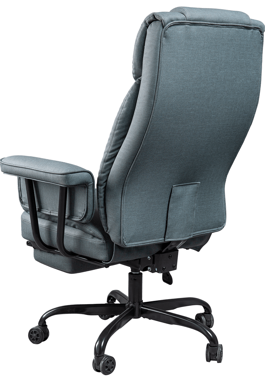 Unique solatium Technology Fabric Cathedram Plena Armrest Recliner Estne Executive Cathedra Cum Footrest details