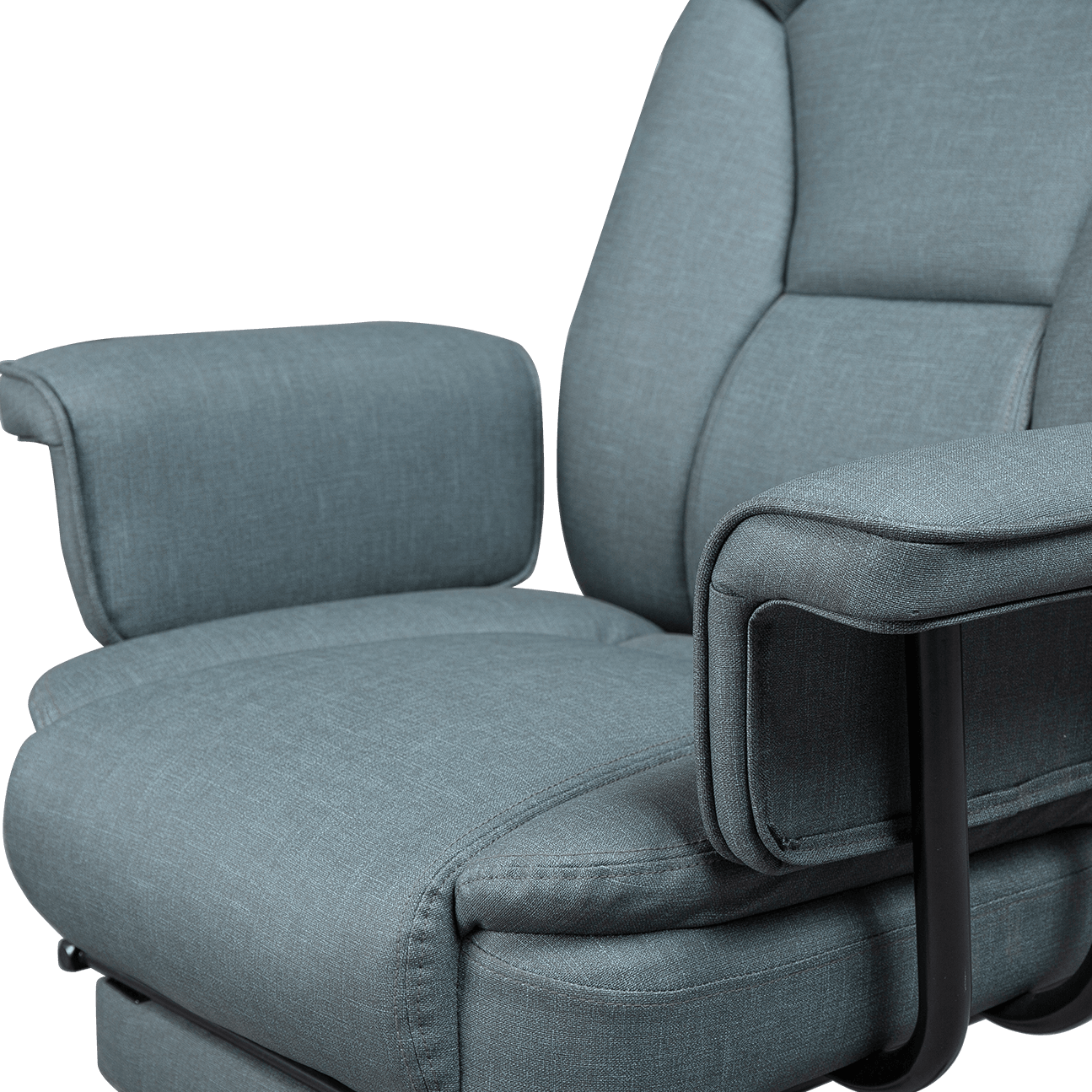 Unique solatium Technology Fabric Cathedram Plena Armrest Recliner Estne Executive Cathedra Cum Footrest details