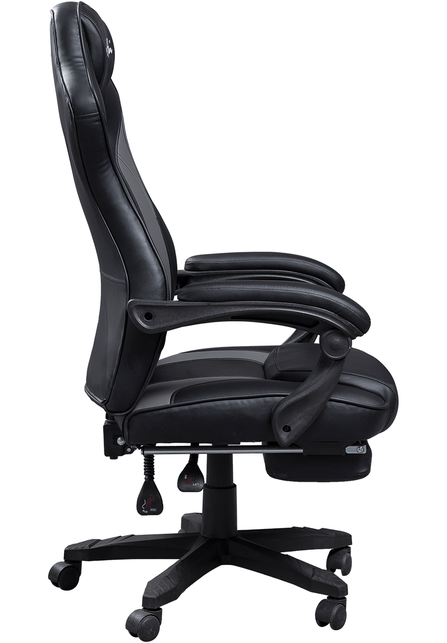 Ludus Ludus Ludus Computer Cathedra Massage PU Leather Purpura Black White Pink Scorpius Racing Gaming Cathedra Cum Footrest details