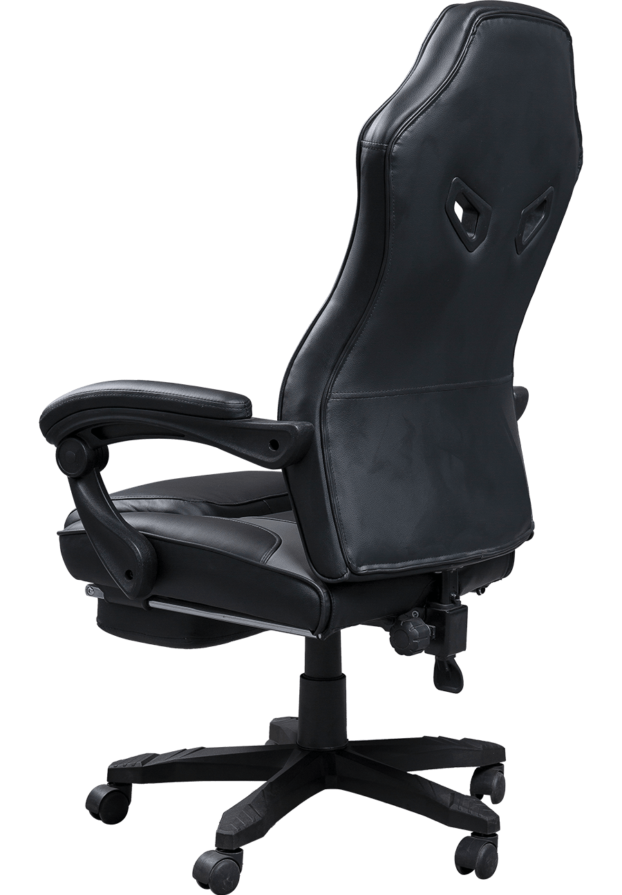 Ludus Ludus Ludus Computer Cathedra Massage PU Leather Purpura Black White Pink Scorpius Racing Gaming Cathedra Cum Footrest details