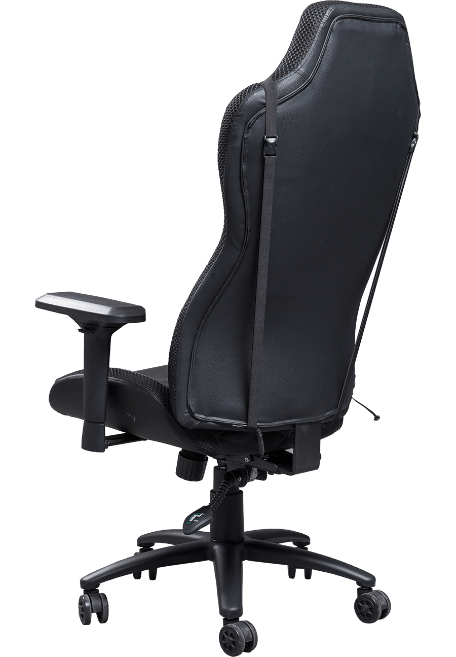 Recubans Function Forum Gravis Officium Coating 360 Swivel Function PC Gamer Cathedra Plena Black PU Gaming Cathedra details