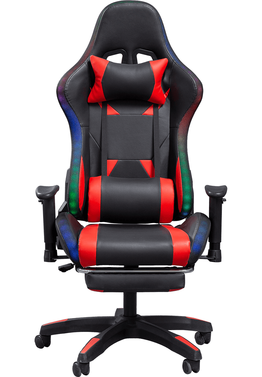 Domum Office Comfortable Game Cathedra Ludus Cathedra PC Computer RGB Duxit Lux Lucem Gaming Cathedra Cum Footrest