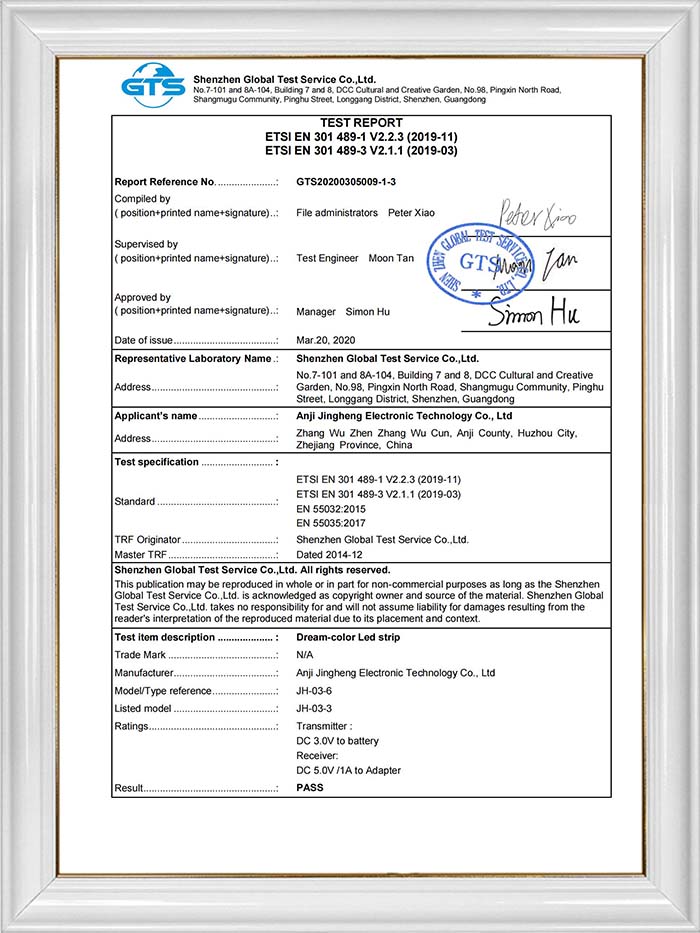 Anji Yuhui Lorem Co., Ltd. SERMO TEST MMXIX 